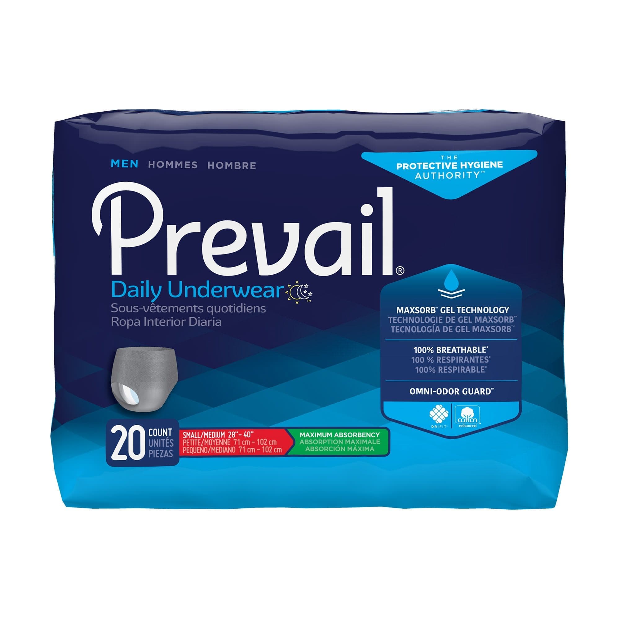 Prevail Maximum Absorbent Daily Underwear for Men - Image 1