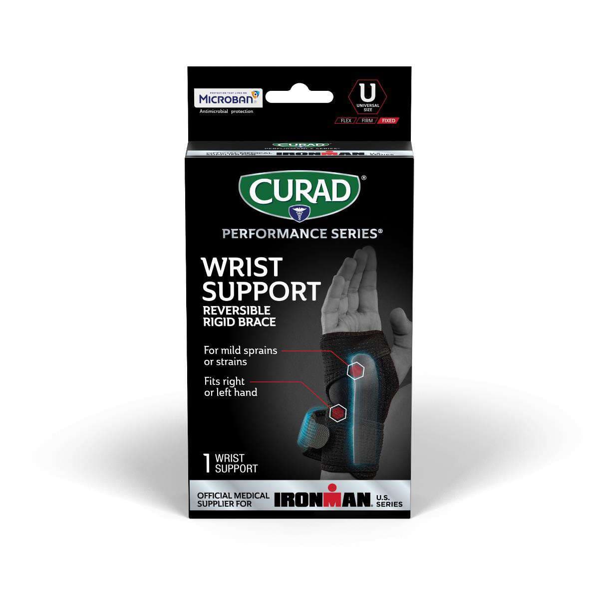 Curad Performance Series Ironman Reversible Wrist Brace - Image 1