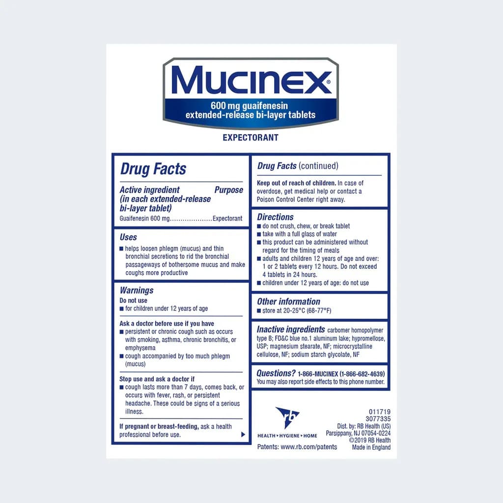 Mucinex Extended-Release Bi-Layer Tablets, Adult - Image 4