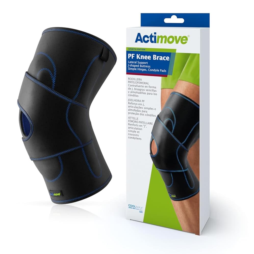 Actimove PF Knee Brace Lateral Support Simple Hinges, Black, X-Large, For Right - Image 1
