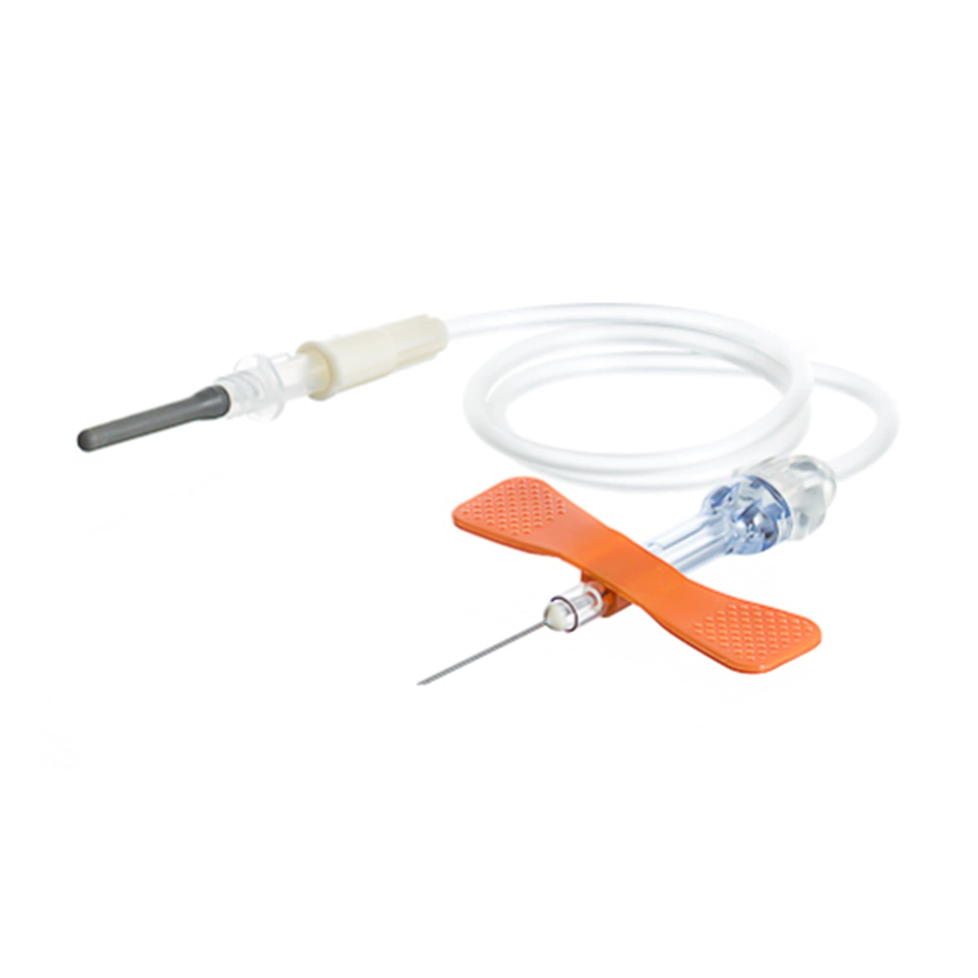 Greiner Bio-One Safety Blood Collection Set with Luer Adapter, 25 Gauge, 3/4 Inch, 12 Inch Tubing - Case of 1080 - Image 1