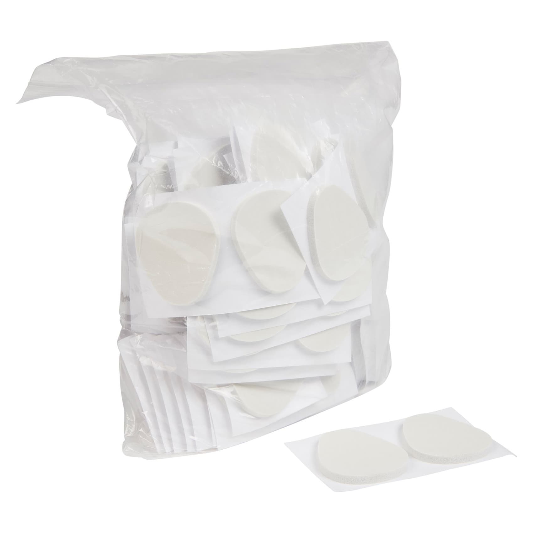 McKesson Protective Pad White Adhesive Foot Adult, 1/4 Inch Thick - Case of 2000 - Image 1