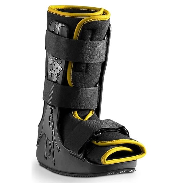 ProCare MiniTrax Walker Boot, Yellow, Size 14 inch - Image 1
