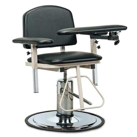 Clinton H Series, Padded, Blood Drawing Chair with Padded Arms - Image 1