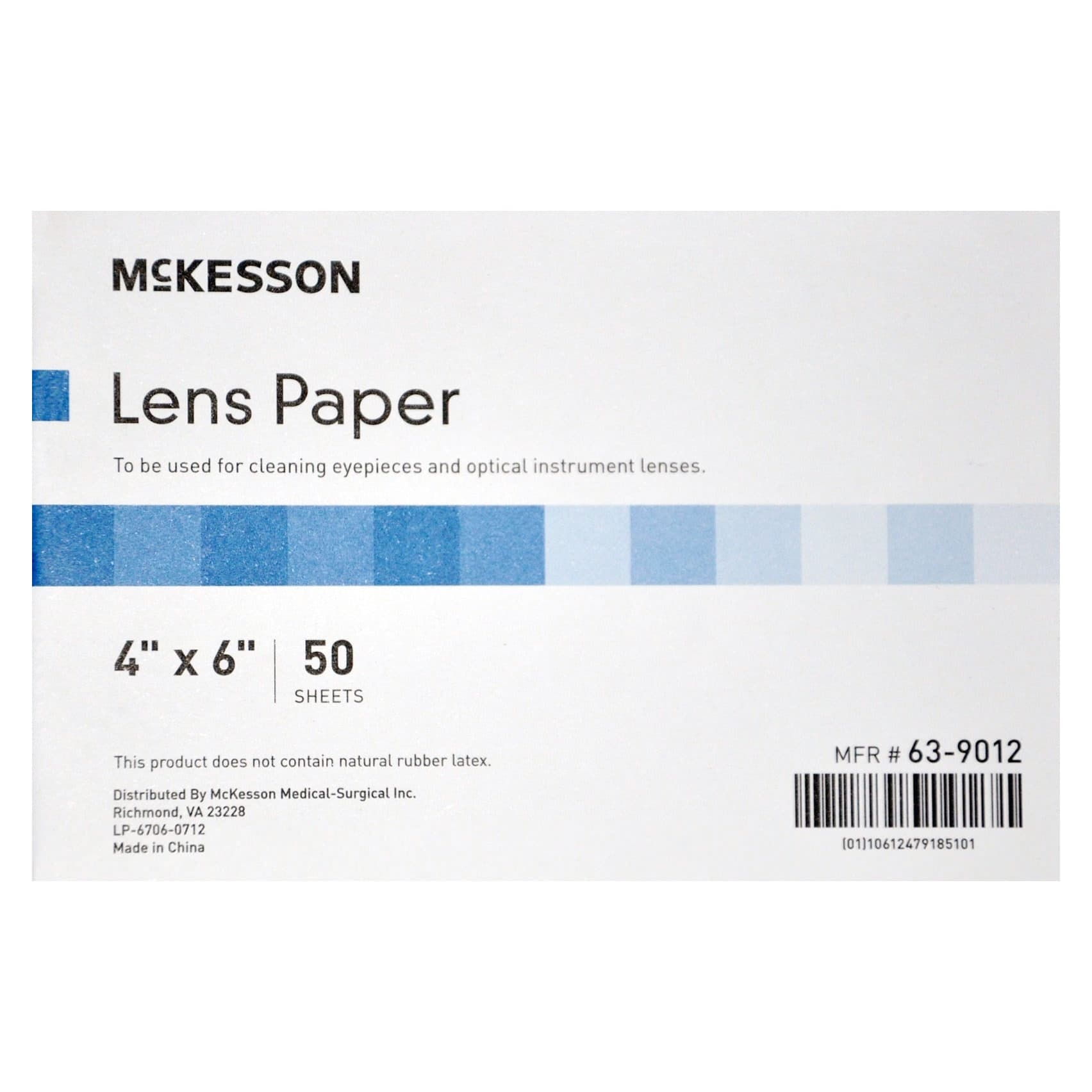 McKesson Lens Cleaner Paper for Optical Instruments - Case of 600 - Image 1