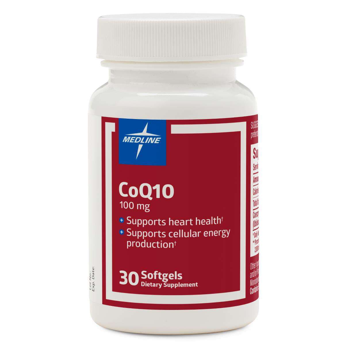 Medline Coenzyme Q10 Softgels - Bottle of 30 - Image 1