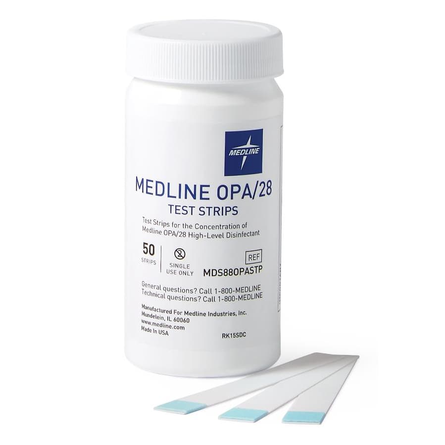 Medline Opa Disinfectant Test Strip - Image 1