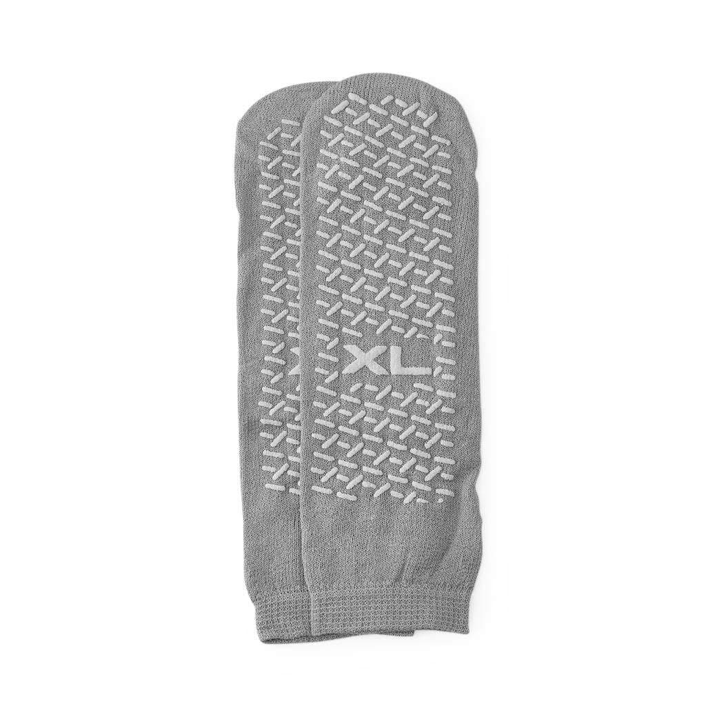 Medline Single-Tread Patient Slippers, Beige, Size XL - Case of 48 - Image 1