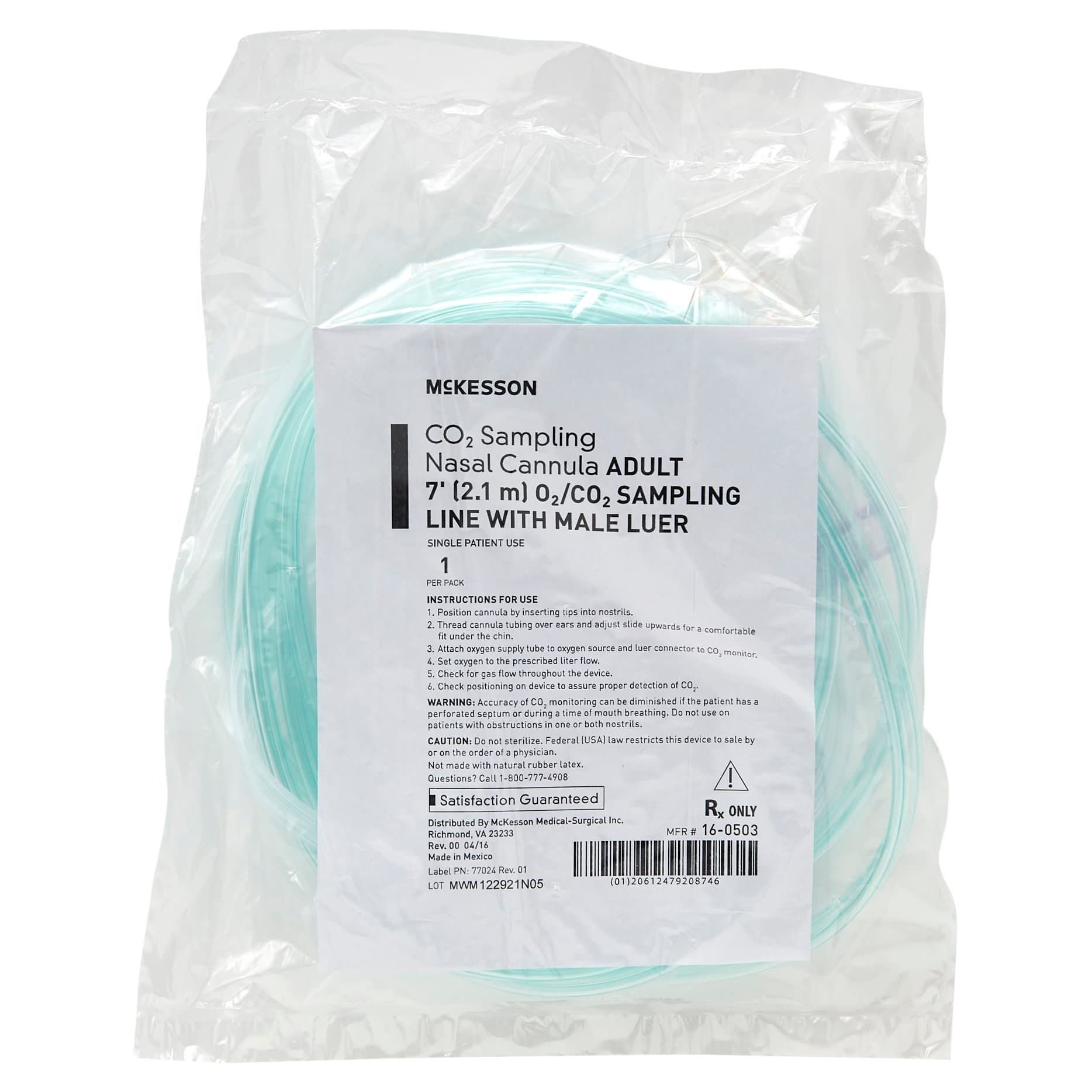 McKesson ETCO2 Nasal Sampling Cannula with O2 Delivery - Image 2