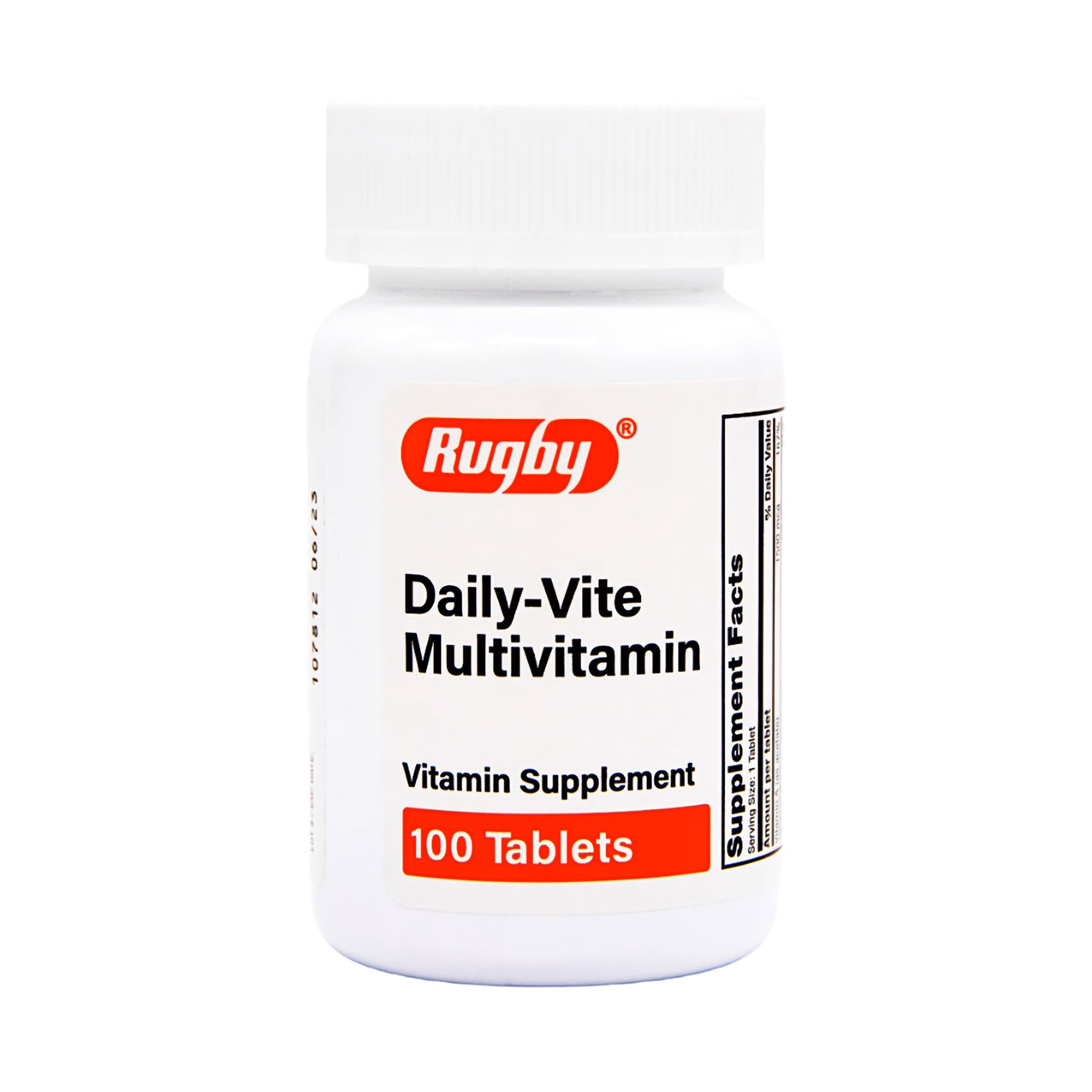 Major Rugby Daily-Vite Multivitamin Supplement Tablets - Bottle of 100 - Image 1