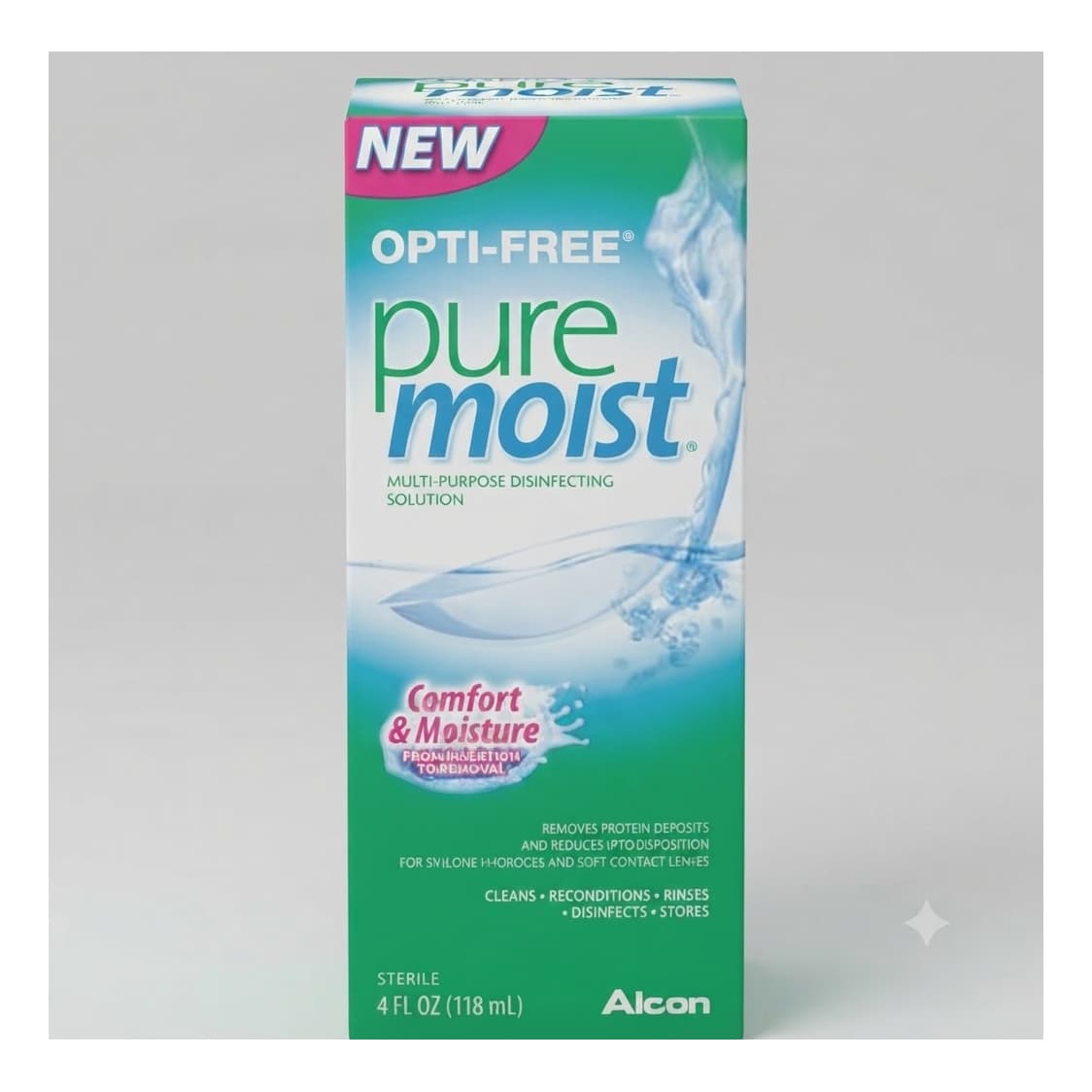 Alcon Labs Opti-Free PureMoist Multi-Purpose Solution, 4 oz - Each - Image 1