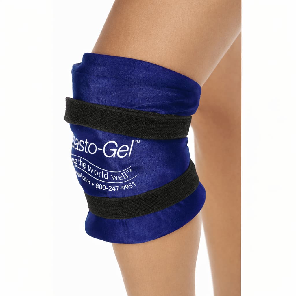 Elasto-Gel Re-Usable Knee Wrap with Patella Hole - Image 1