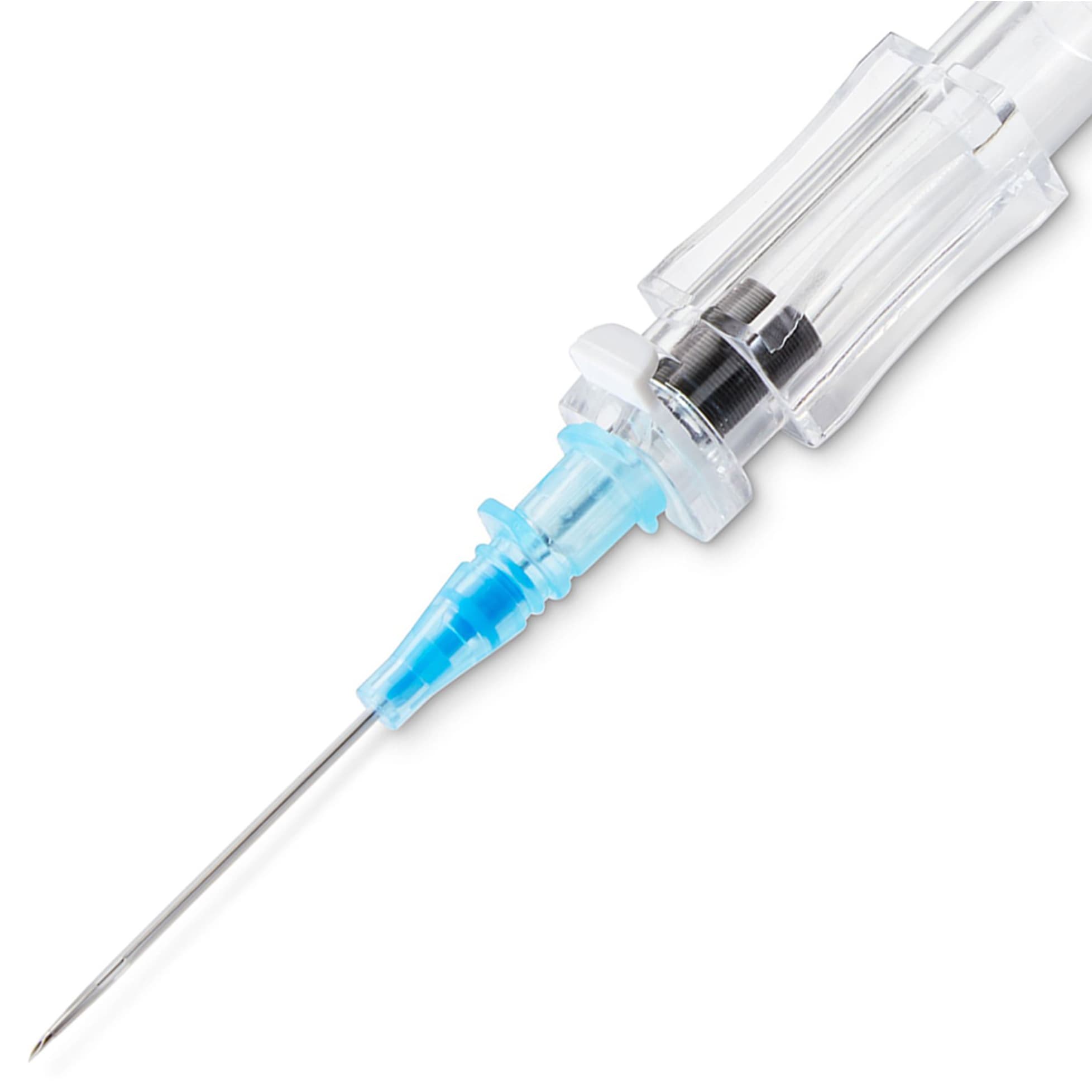 McKesson Peripheral IV Catheter with Straight Hub, 22 Gauge, 1 Inch, 36 mL /min - Box of 50 - Image 1