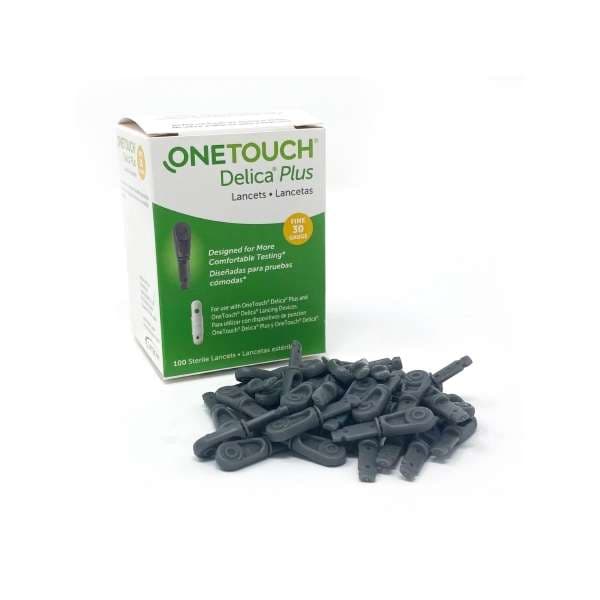 OneTouch Lancet for Lancing Device with Non-Safety Twist Off Cap - Box of 100 - Image 1