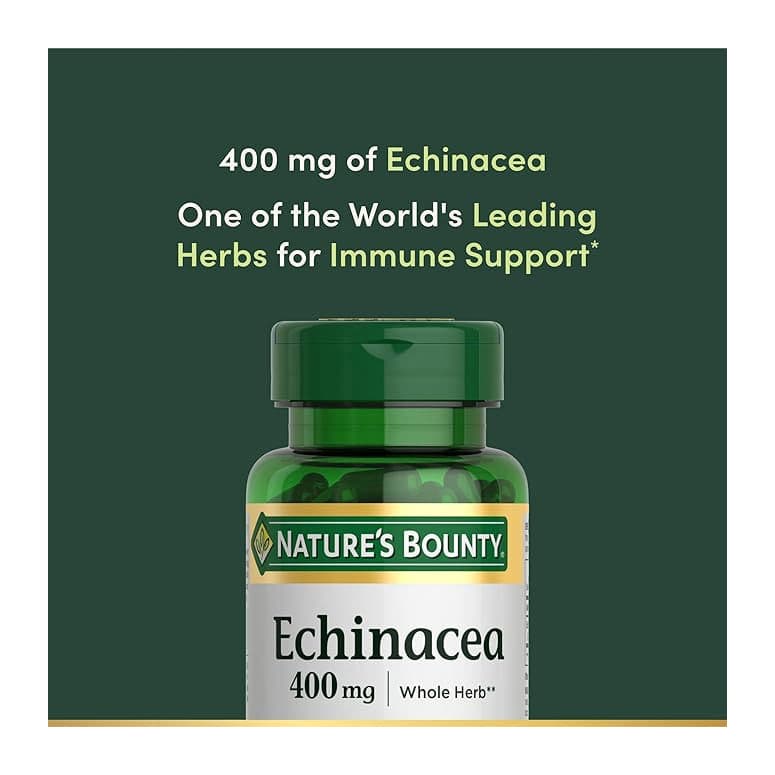 Nature's Bounty Echinacea, 400 mg - Bottle of 100 - Image 3