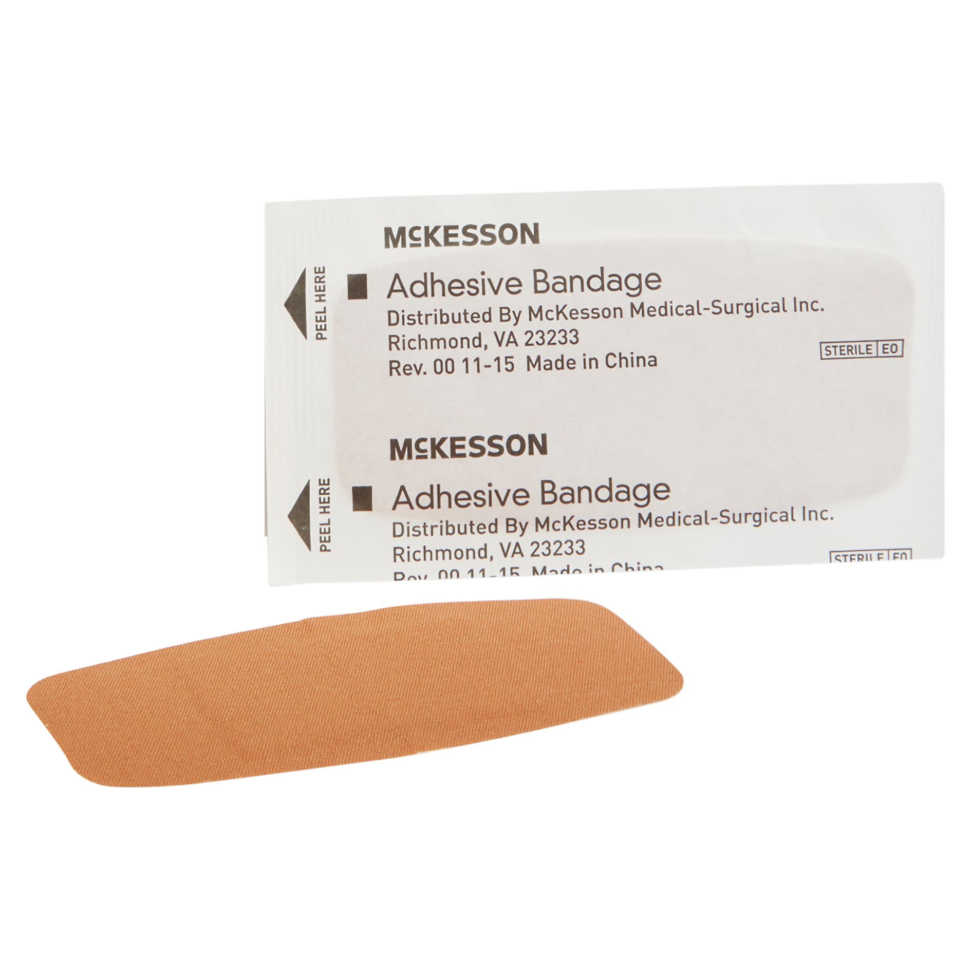 McKesson Fabric Adhesive Bandage, 2 x 4 Inch - Case of 24 - Image 1