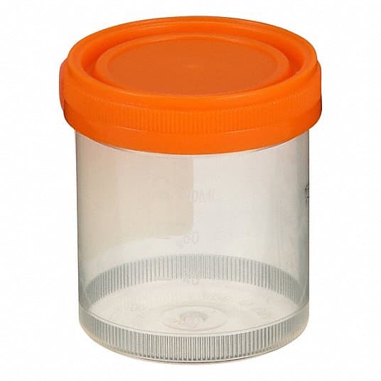 Starplex Plain Graduated Specimen Container, Sterile Inside Only - Case of 400 - Image 2