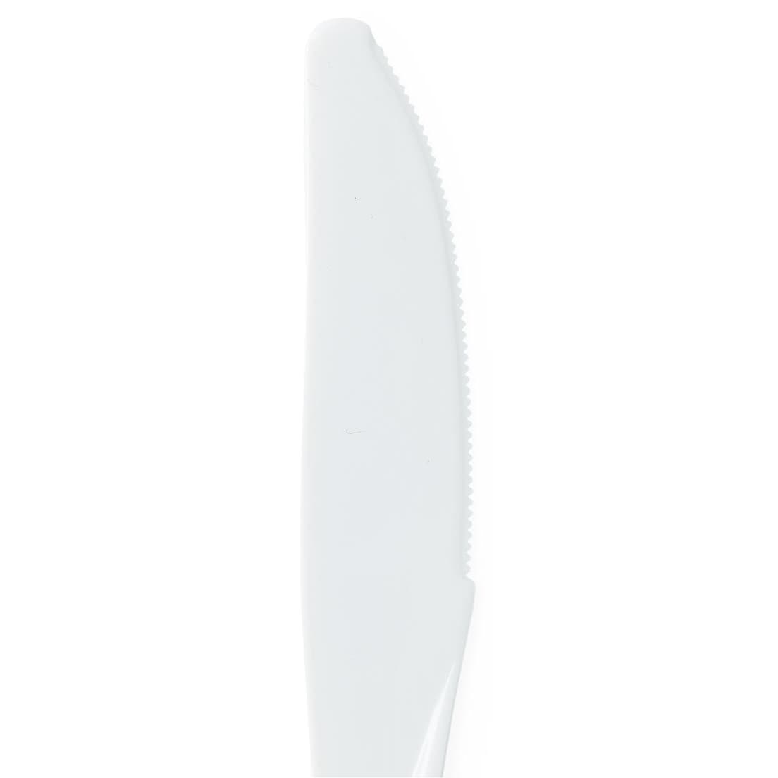 Medline Polystyrene Heavyweight Disposable Plastic Knife - Image 2