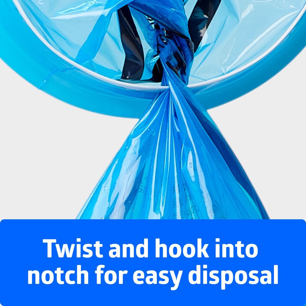 Medline Clean Sack Emesis Bag, 36 oz, Blue - Image 3
