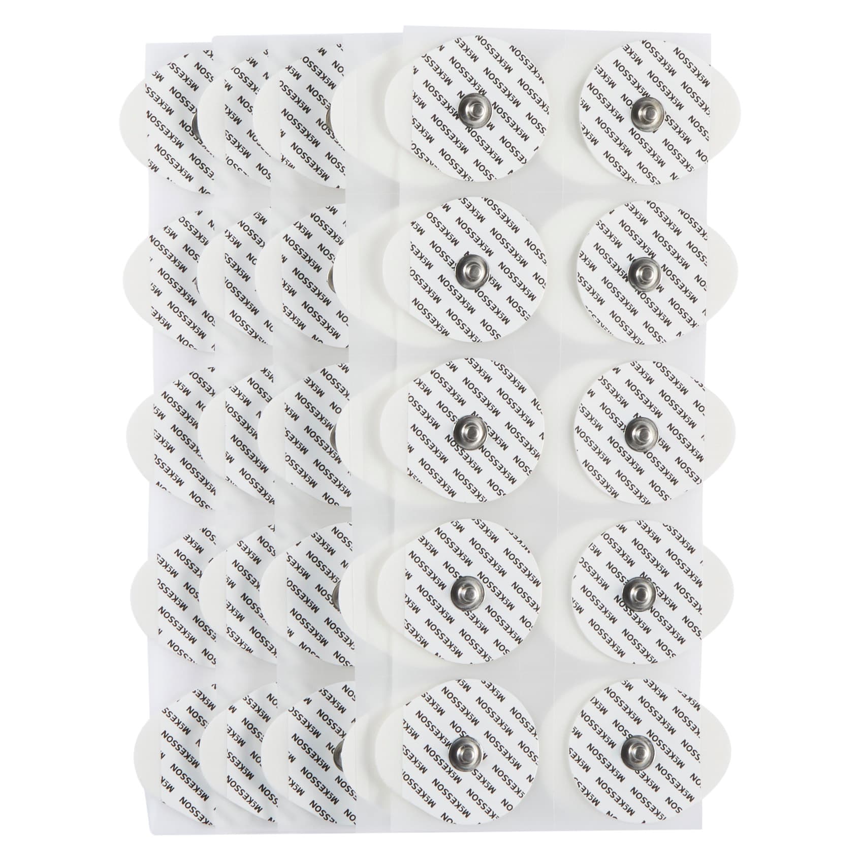 McKesson All-Purpose Foam Electrodes, Ag/AgCl, Conductive Adhesive Hydrogel - Package of 50 - Image 1