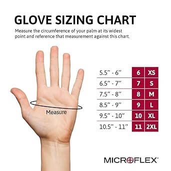 Microflex MidKnight Nitrile Exam Gloves - Image 4