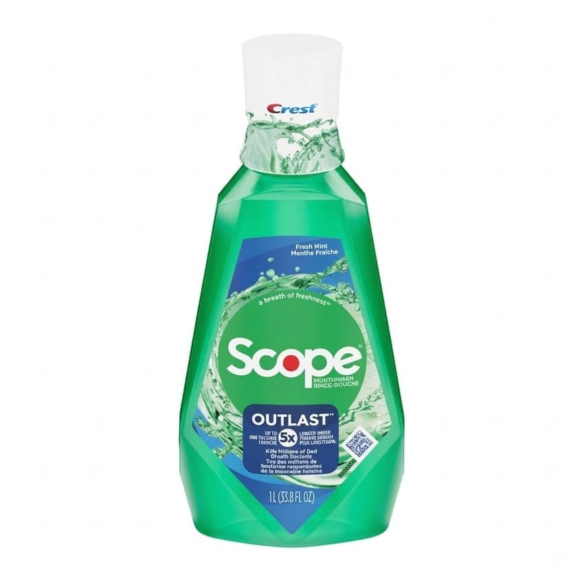 Crest Scope Outlast Mouthwash, 1 L - Each - Image 1