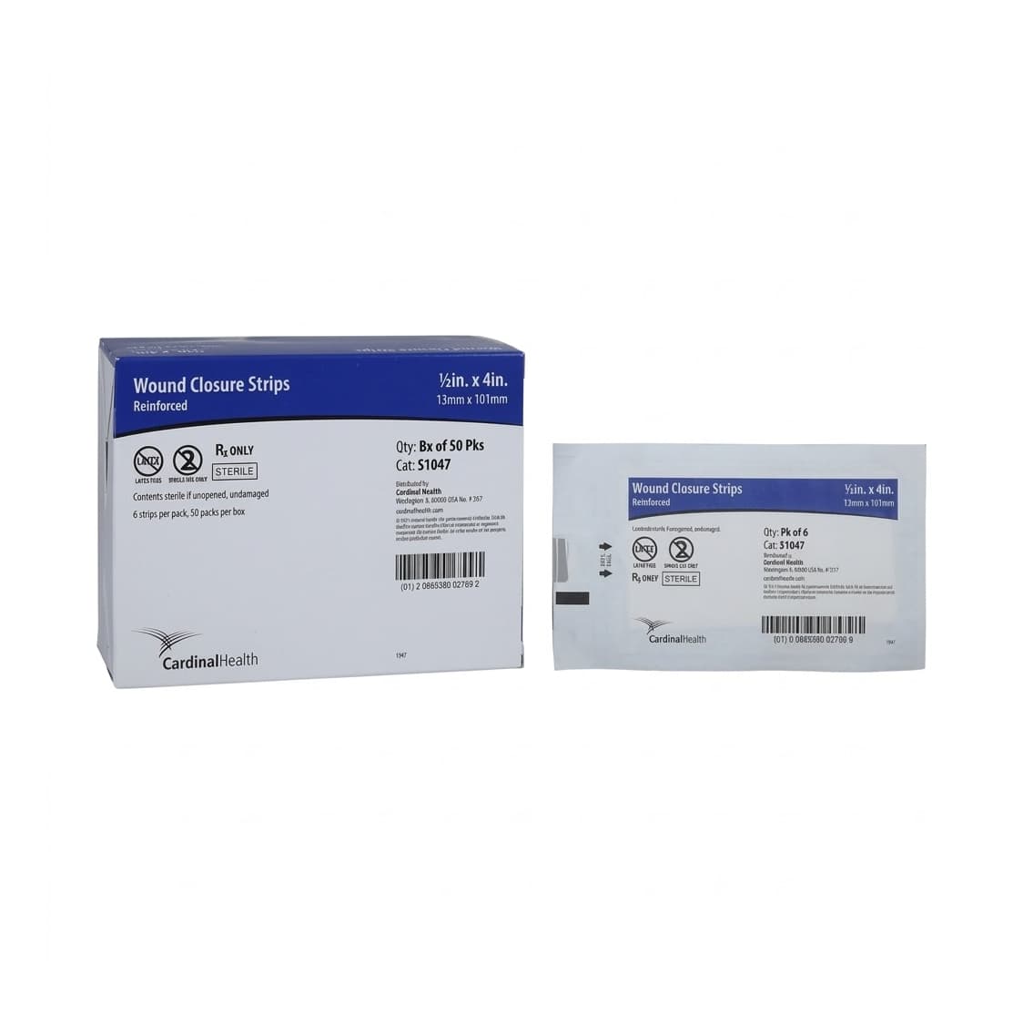 Cardinal Health Reinforced Wound Closure Strip - Image 1