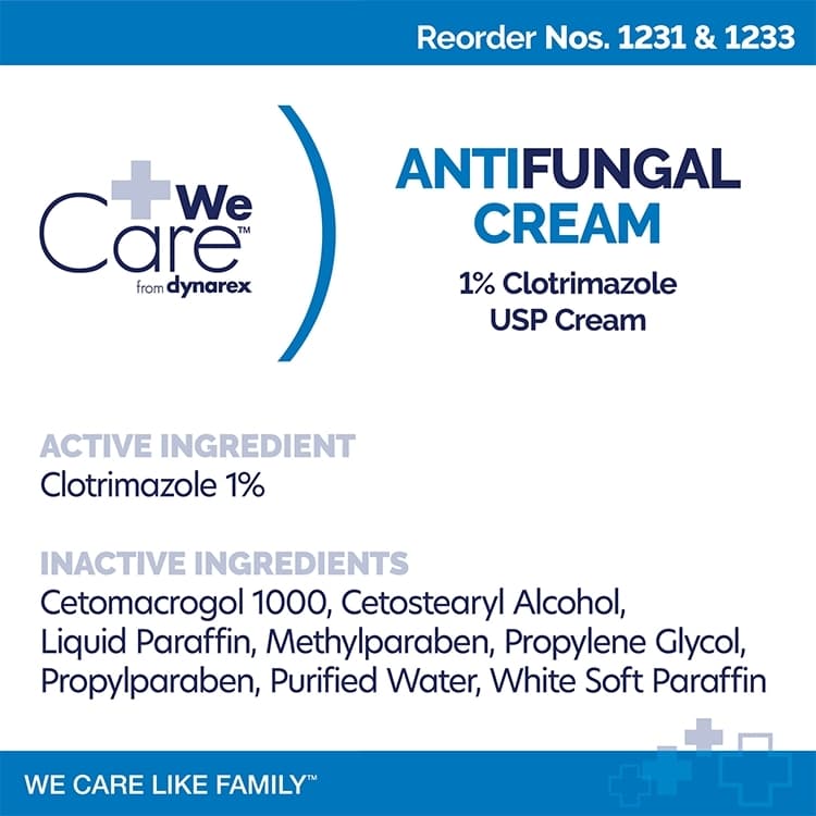 Dynarex Antifungal 1% Clotrimazole USP Cream, 4 oz - Image 2
