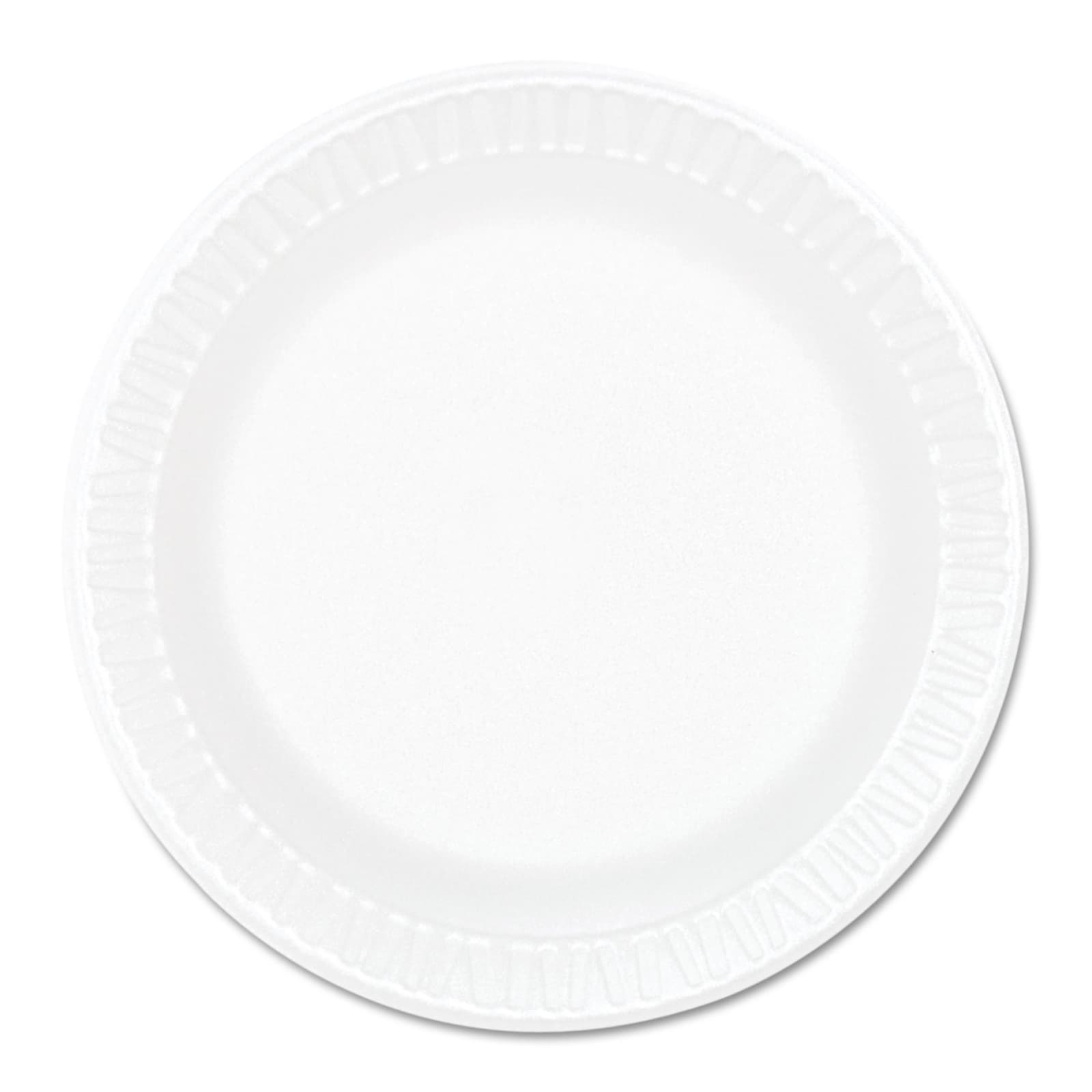 Dart Concorde Plate White Round Single Use, 9 Inch Diameter - Package of 125 - Image 1