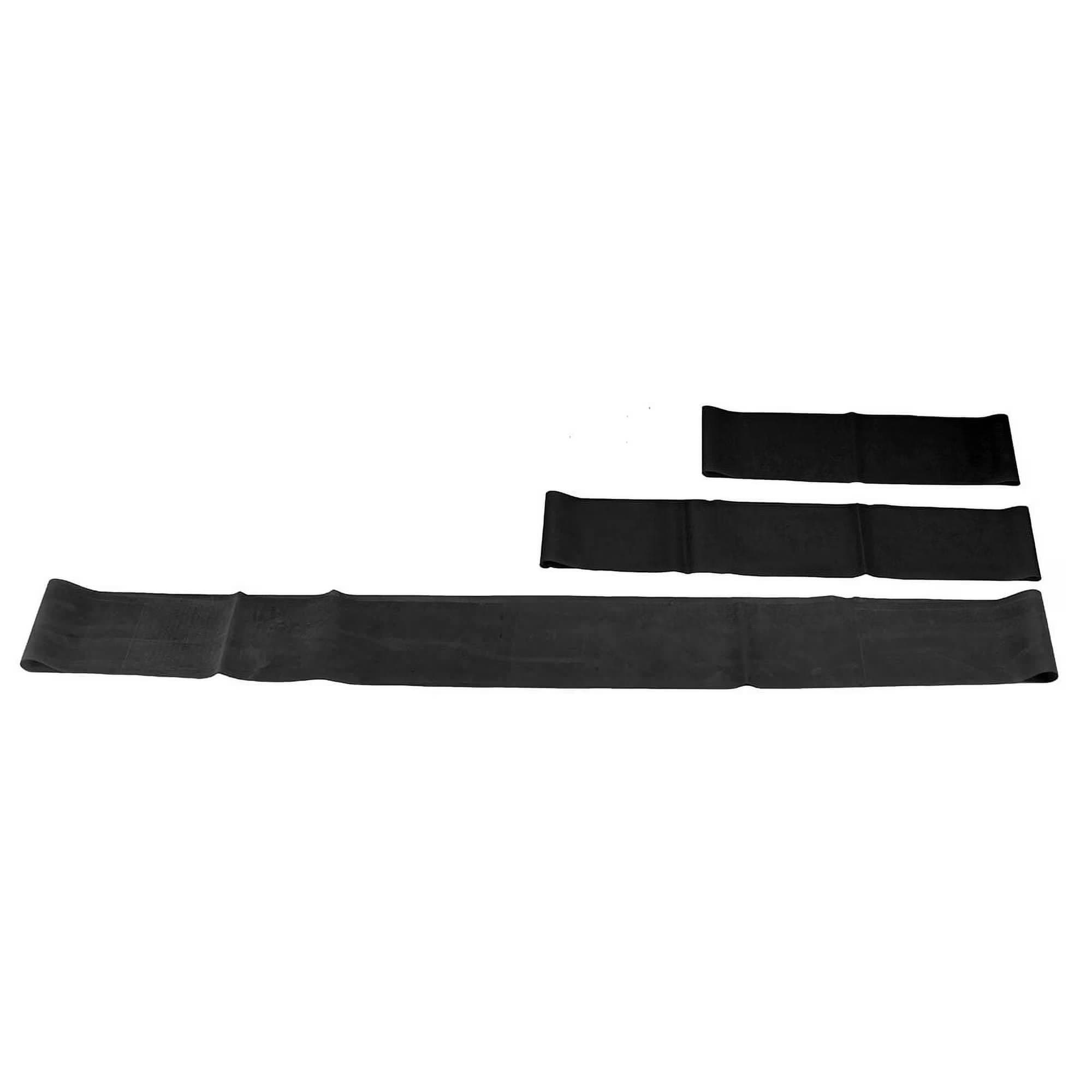CanDo Band Exercise Loop Full Body Set, Black, Extra Heavy - Image 1