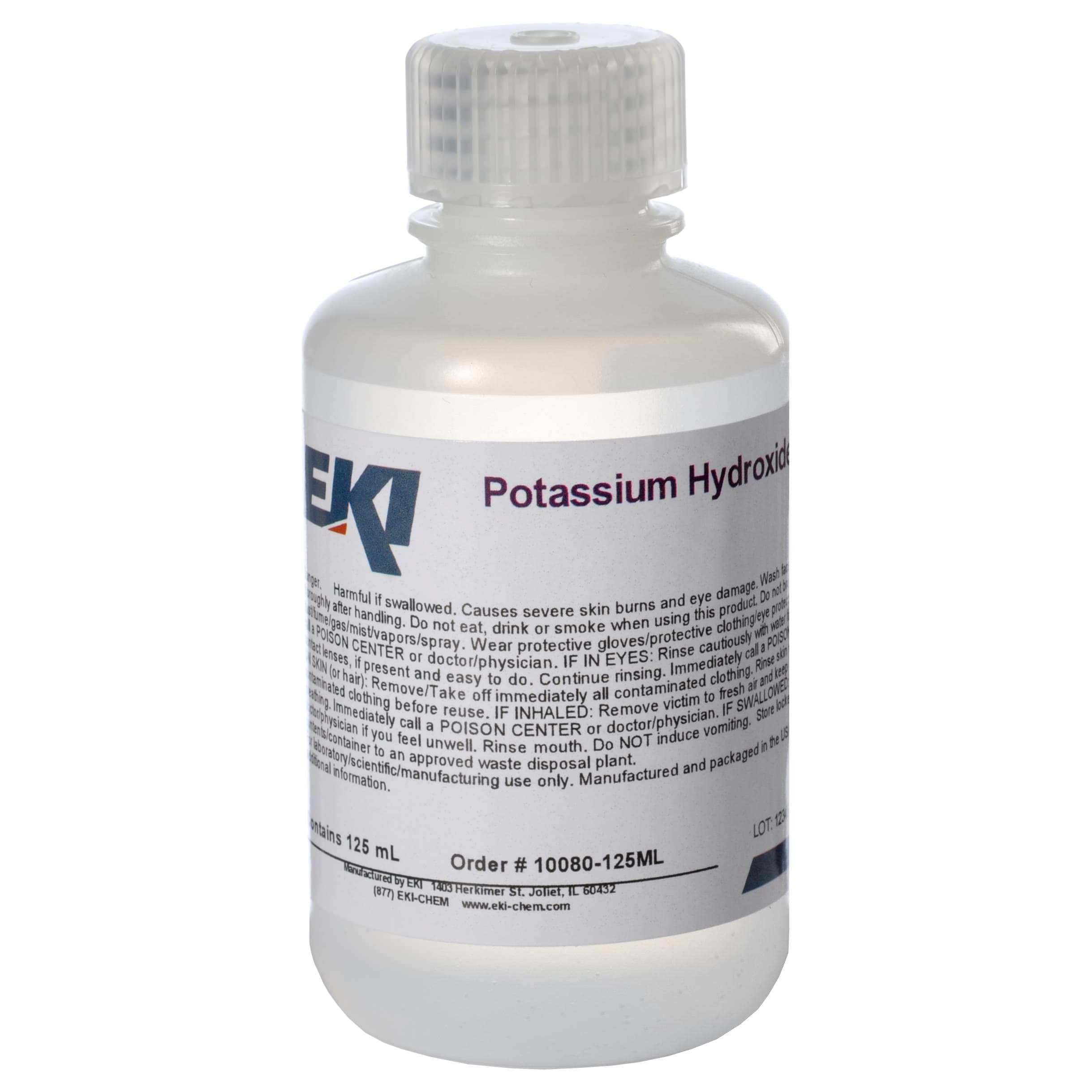 Reagent Potassium Hydroxide Microbiology, 10 %, 125 ml - Each - Image 1