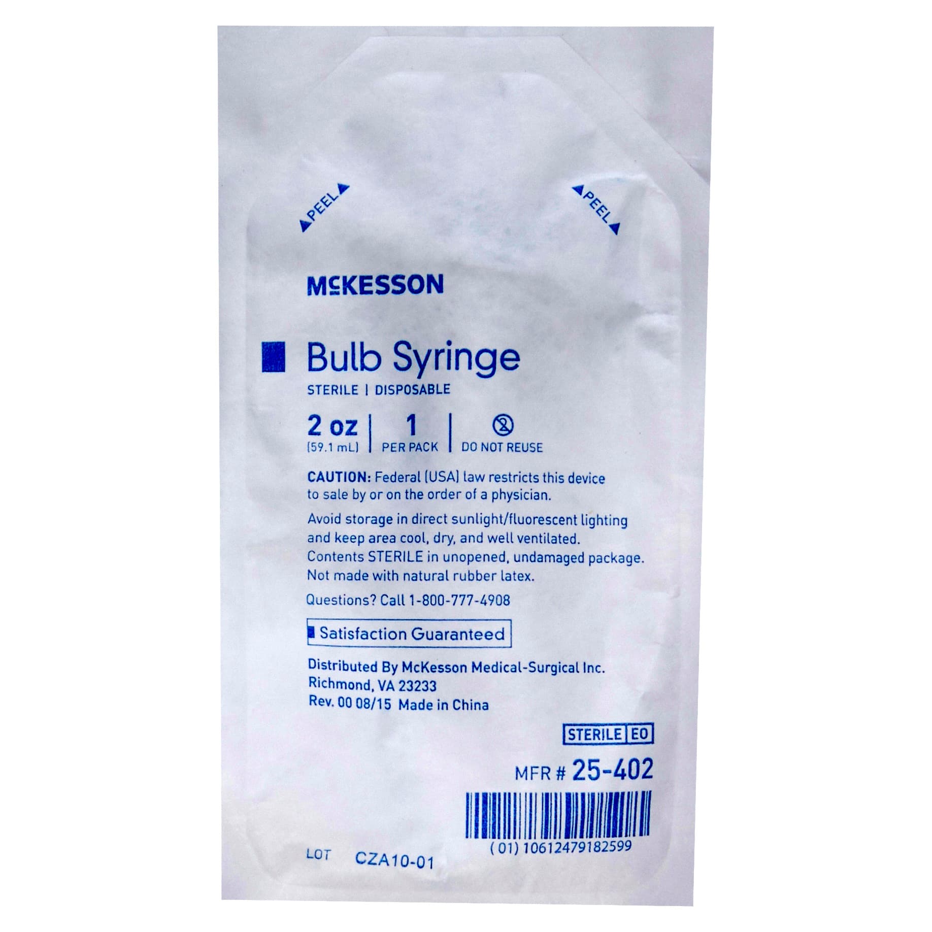 McKesson Ear Ulcer Bulb Syringe - Image 2