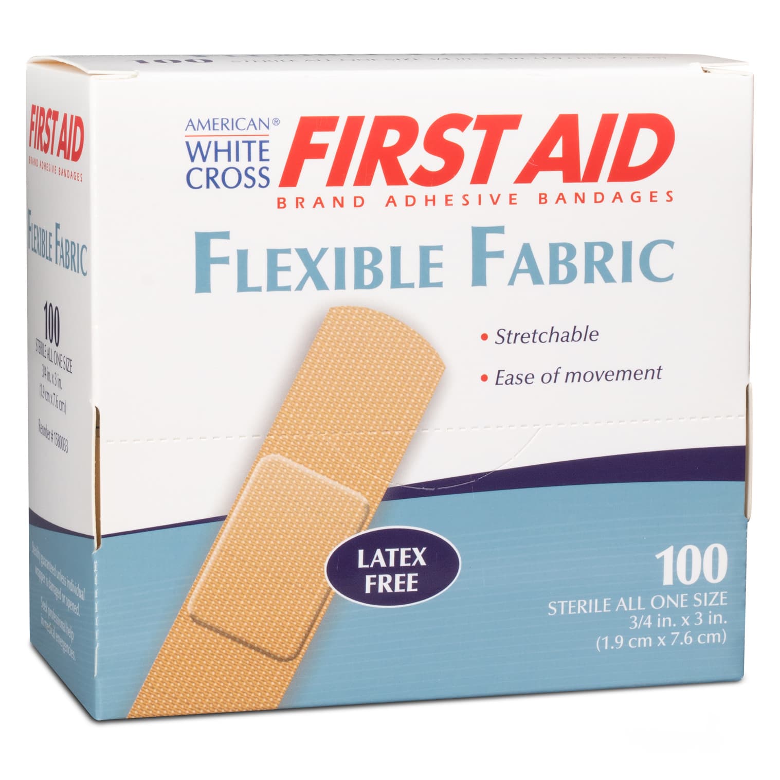 Dukal American White Cross Flexible Fabric Adhesive Bandages - Image 2