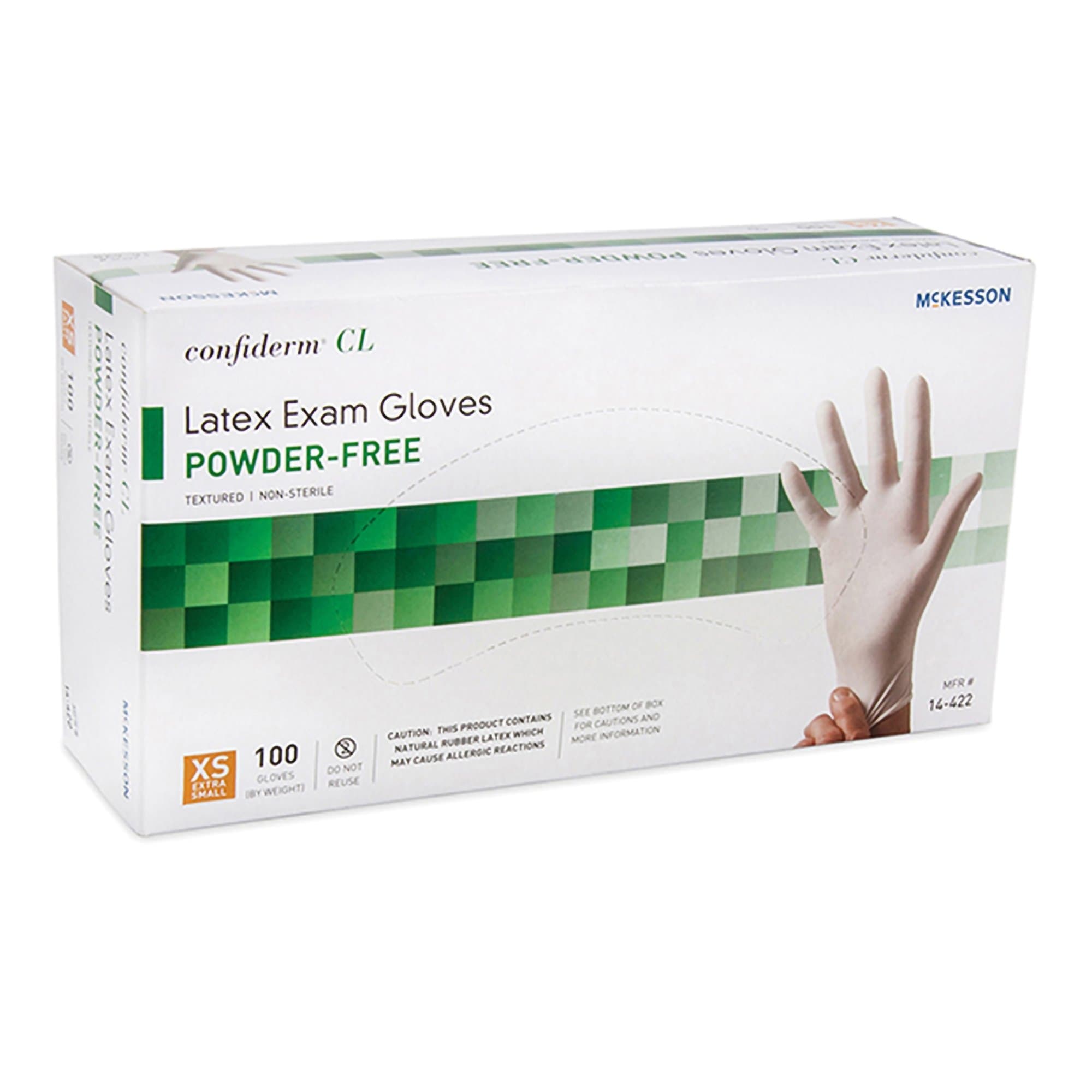 McKesson Confiderm CL Latex Powder Free Exam Gloves - Image 5