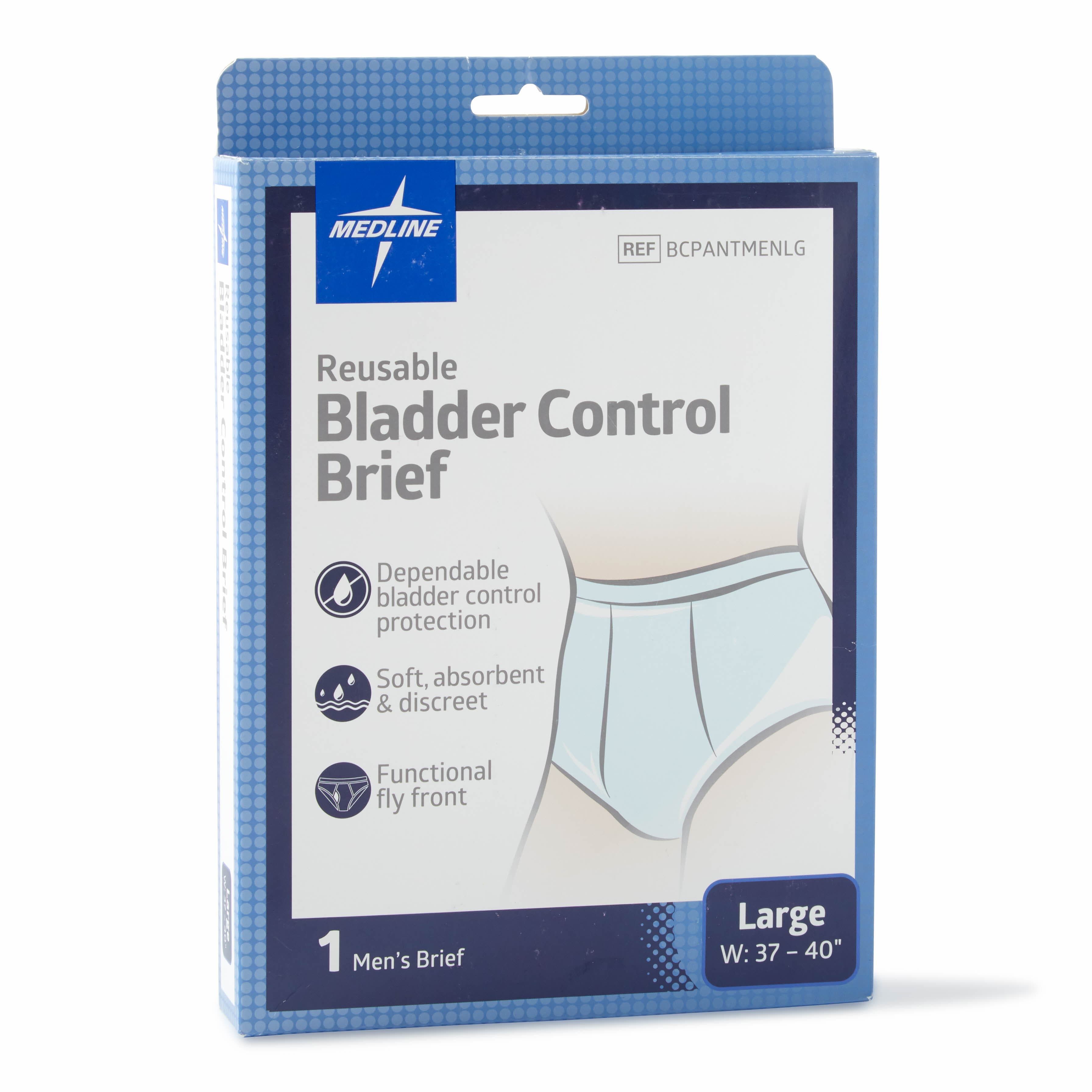 Medline Reusable Bladder Control Men's Brief - Image 1