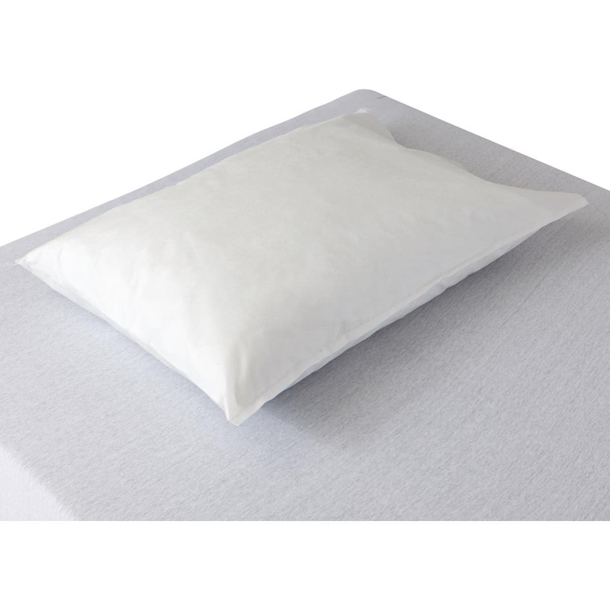 Medline Disposable Multilayer SMS Pillowcases, White, 20" x 29" - Image 1