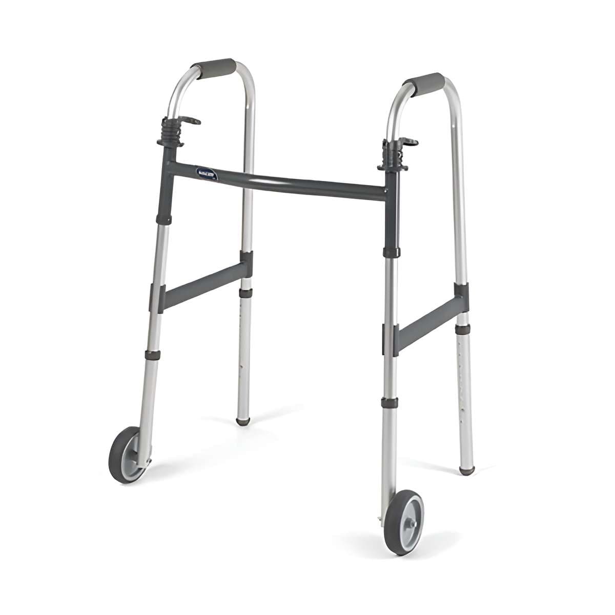 Invacare I-Class Dual-Release Junior Paddle Walker with 5" Fixed Wheels - Package of 4