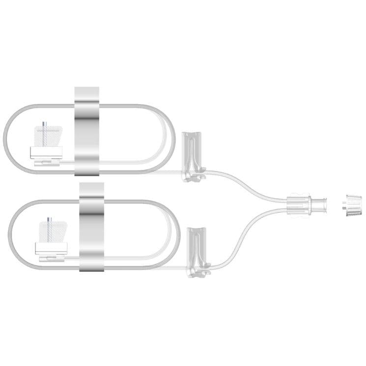 Sub-Q Subcutaneous Infusion Set, 27 Gauge, 4 mm L, 0.4 mL, 36 Inch Tubing - Box of 10 - Image 1