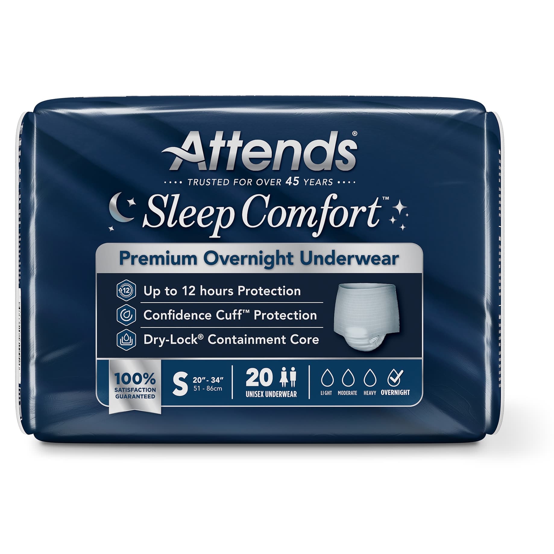 Attends Sleep Comfort Premium Overnight Underwear - Image 3