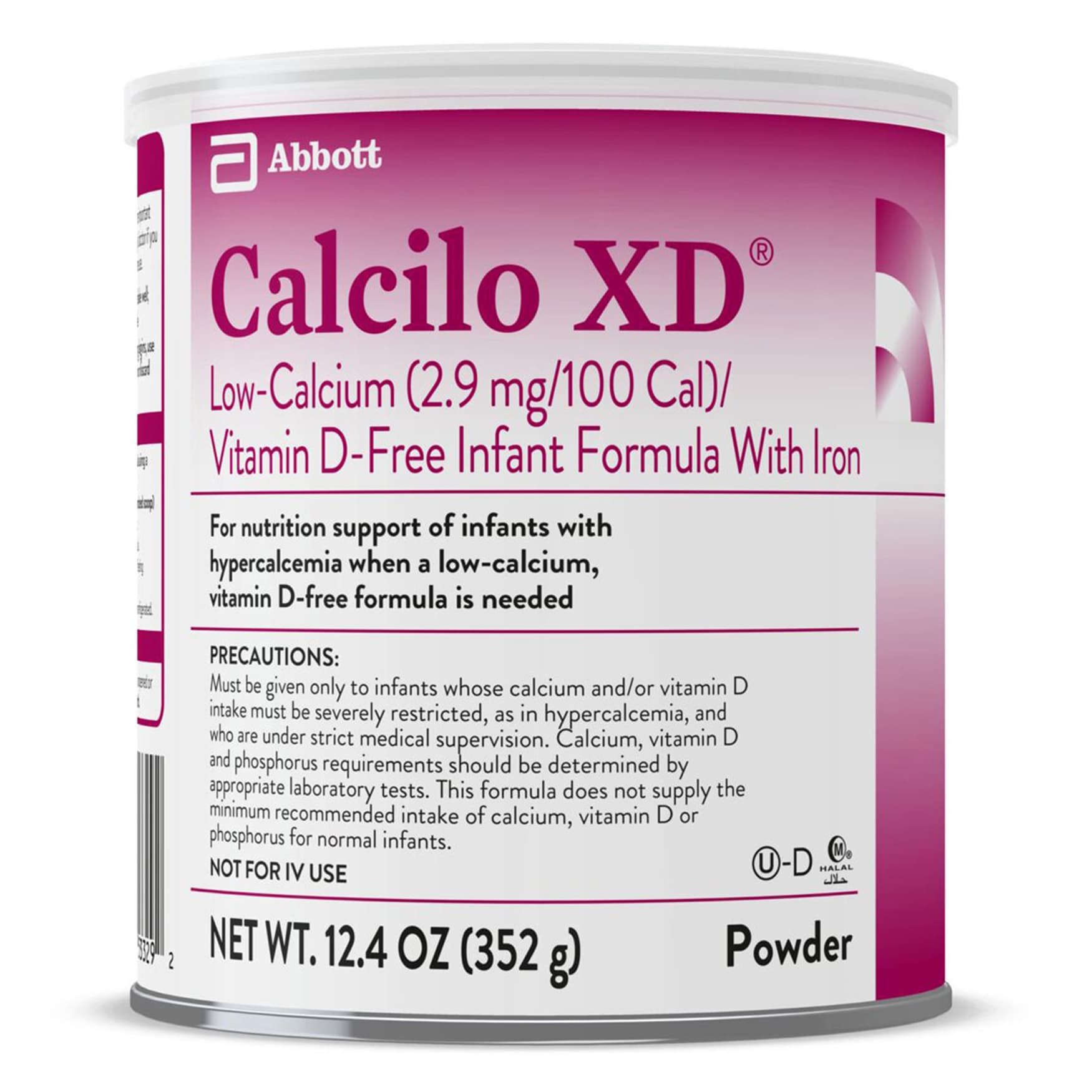 Calcilo XD Low-Calcium and Vitamin D-Free Infant Formula with Iron, 13.2 oz. - Each - Image 1