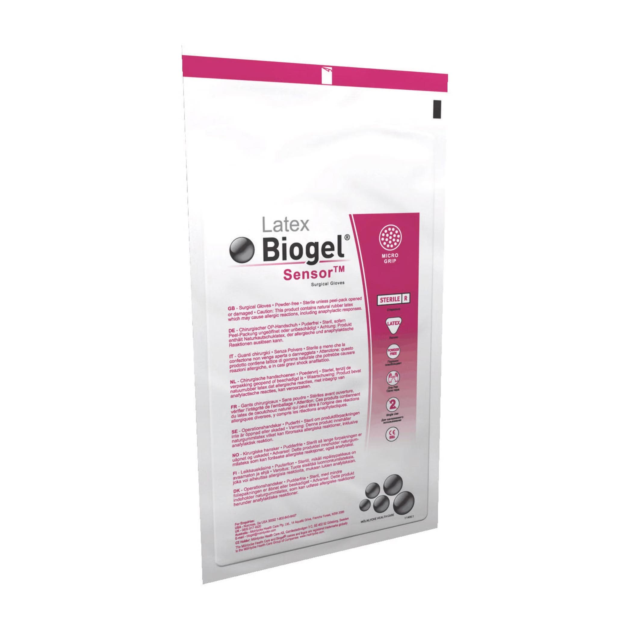 Molnlycke Biogel Sensor Surgical Gloves