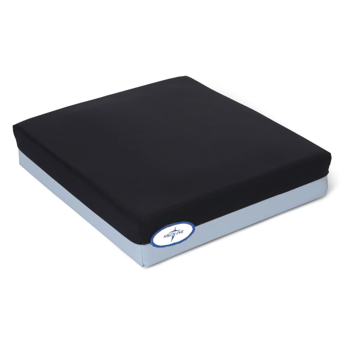 Medline Gel Foam Pressure Redistribution Cushion for Wheelchair, 20 x 18 x 3 Inch - Image 1