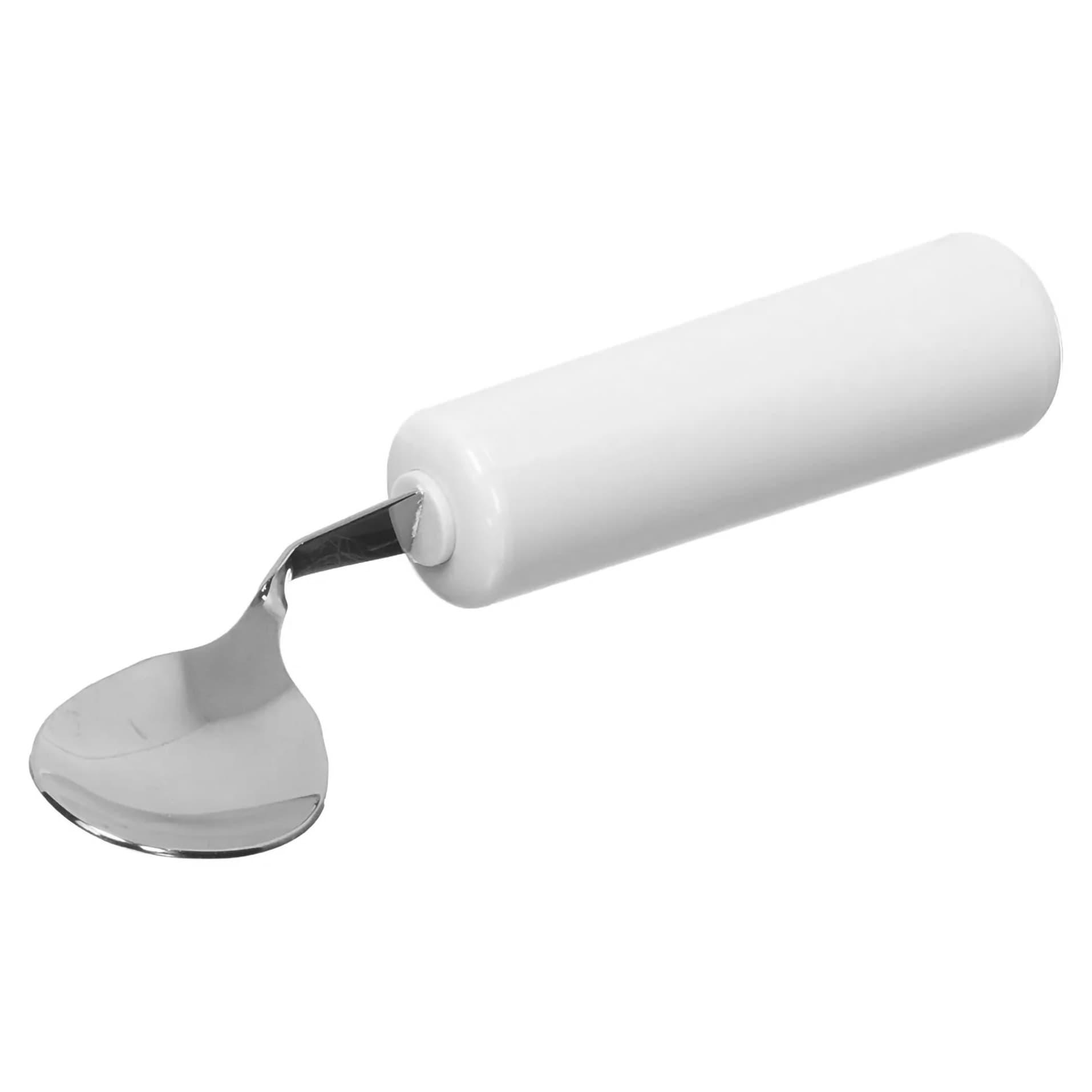 Homecraft Queens Plastic Spoon, Right Handed, White