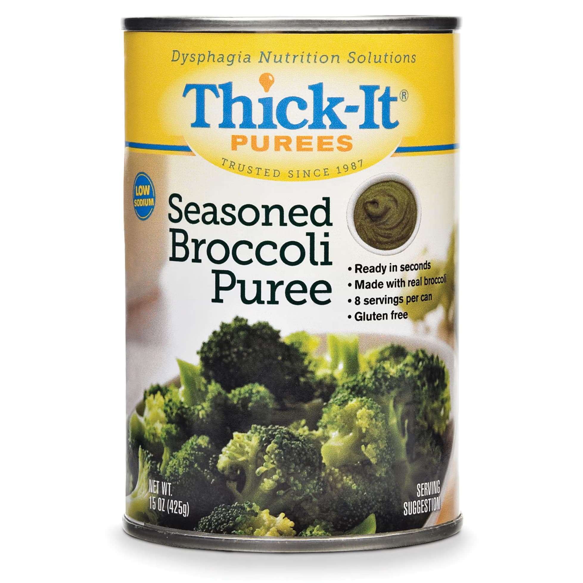 Thick-It Puree, Broccoli, 15 oz - Case of 12 - Image 1