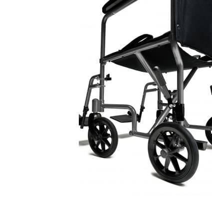 Everest & Jennings Steel Transport Chair - Image 6