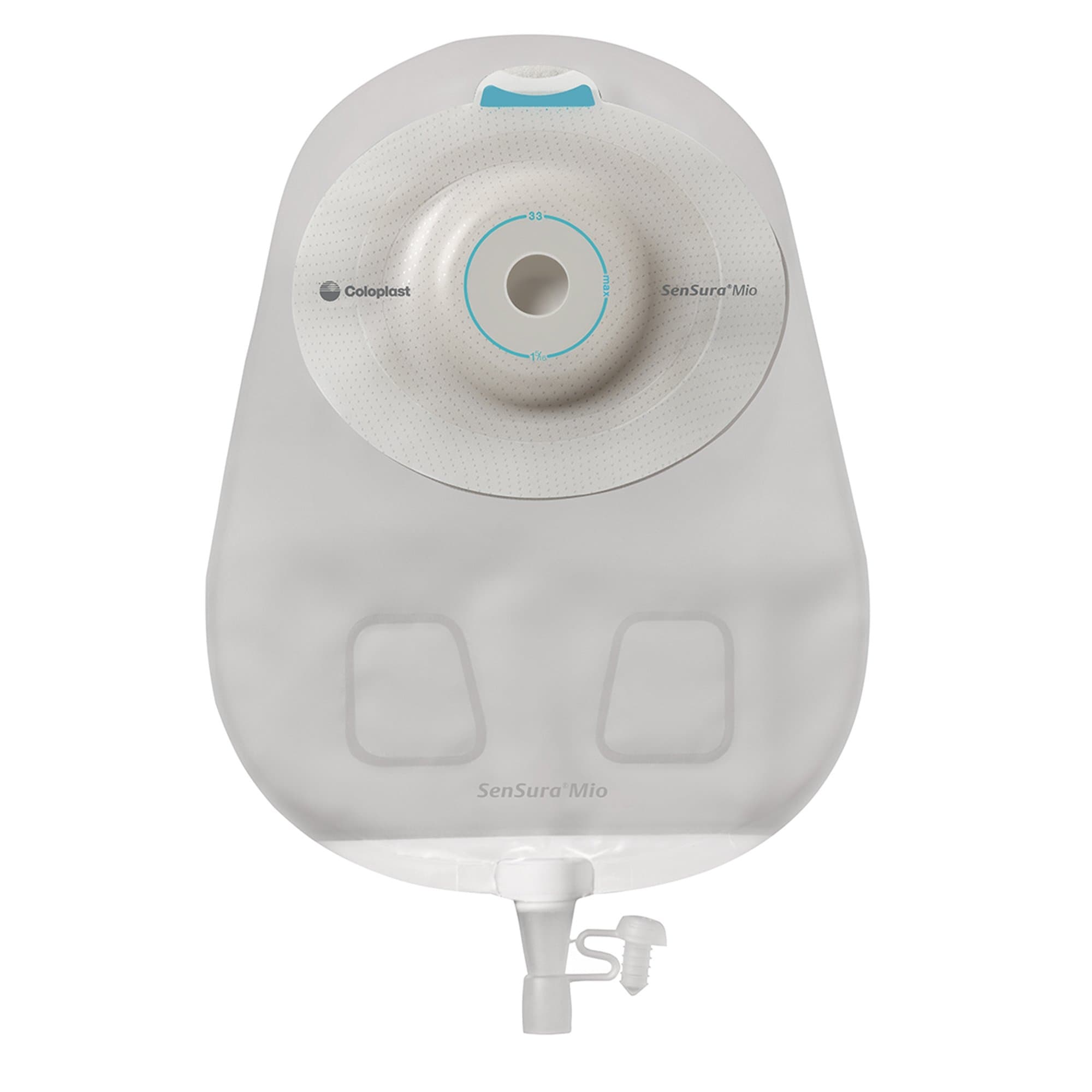 SenSura Mio Convex Soft Maxi 1-Piece Urostomy Pouch, 3/8 to 2 Inch - Box of 10 - Image 1