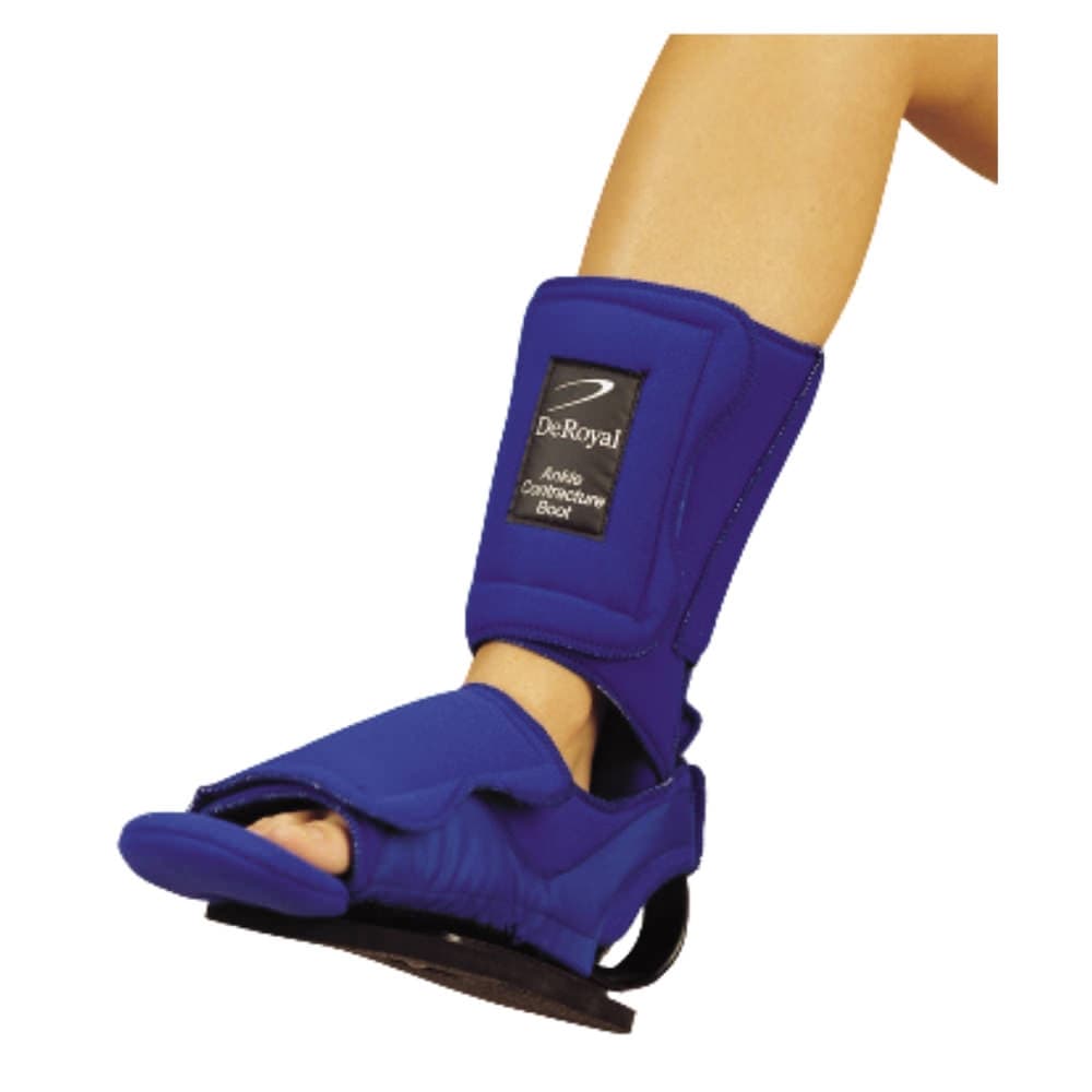 DeRoyal Ankle Brace Foot Drop Contracture Boot Large - Image 1