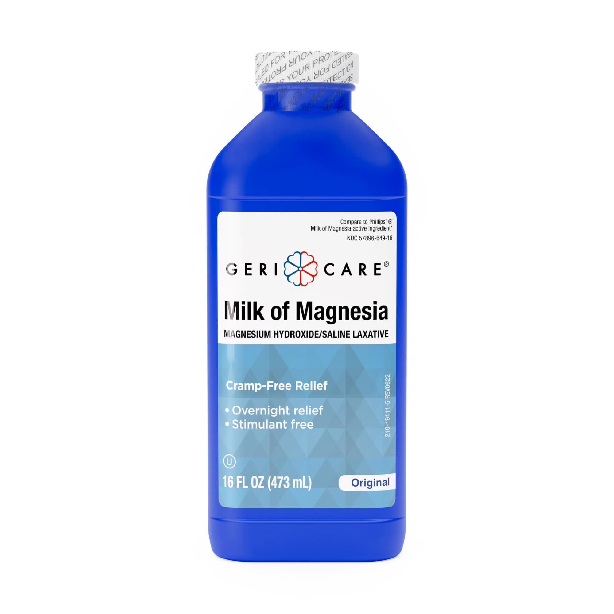 Geri-Care Milk of Magnesia, Original, 16 oz - Case of 12 - Image 1