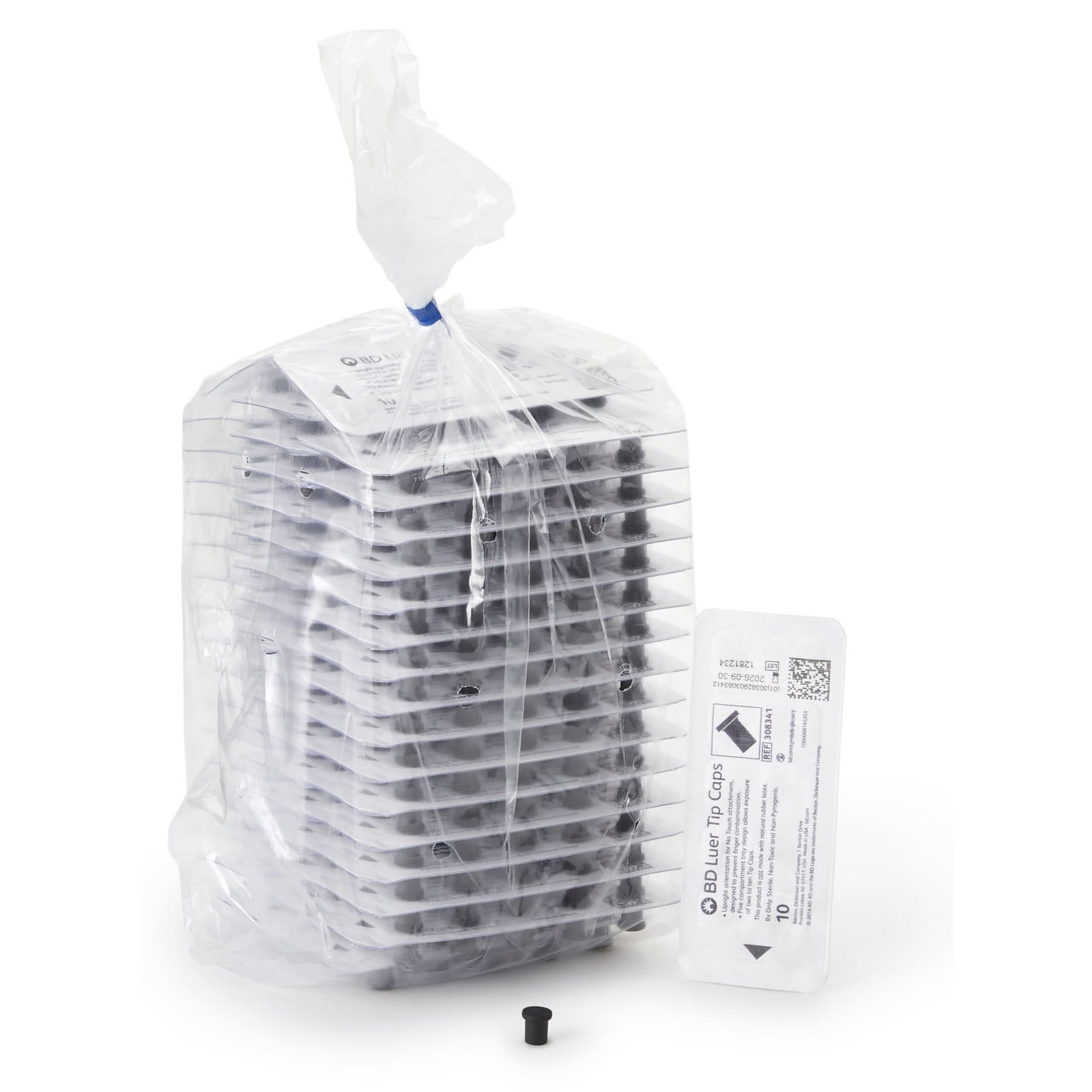 BD Luer Tip Caps - Package of 10 - Image 1
