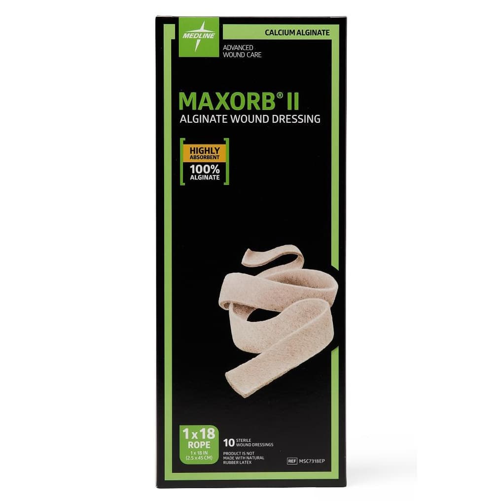 Maxorb II Alginate Wound Dressing, 1 x 18 Inch - Case of 50 - Image 1